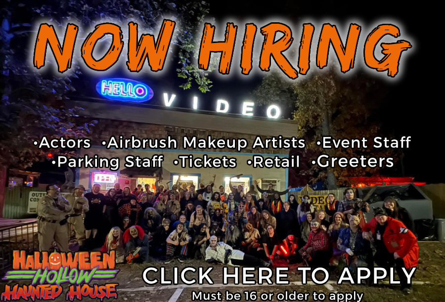 Halloween Hollow Haunt Now Hiring